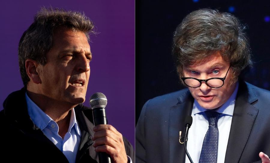 Eleições na Argentina: de olho nos indecisos, Milei e Massa debatem hoje na TV